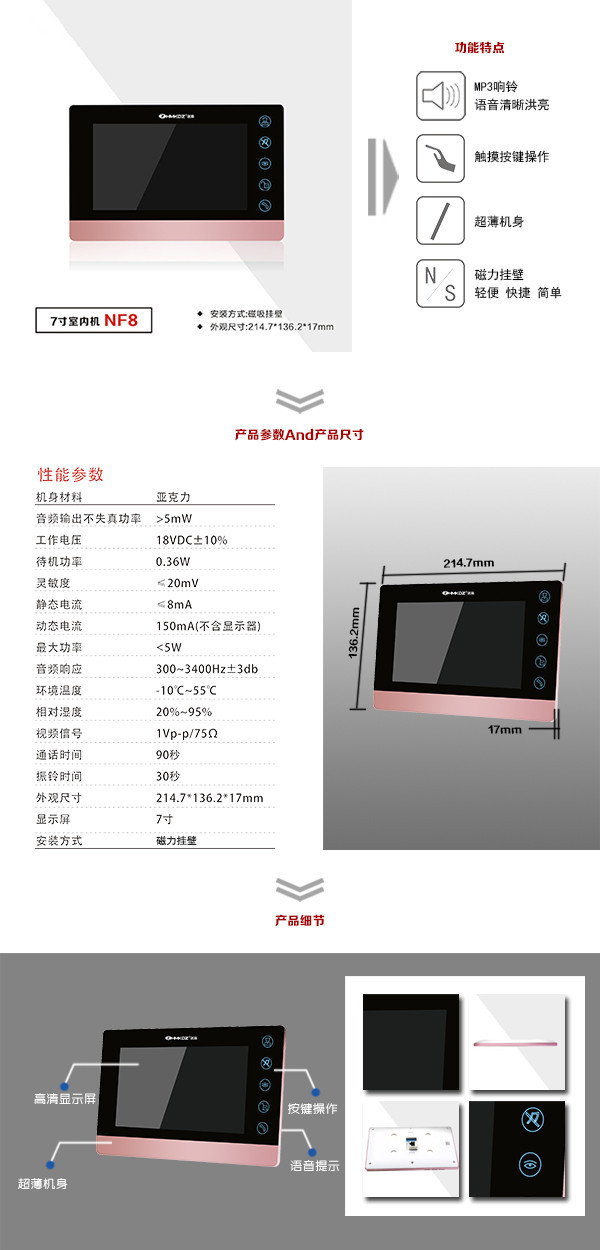 静乐县楼宇可视室内主机二号